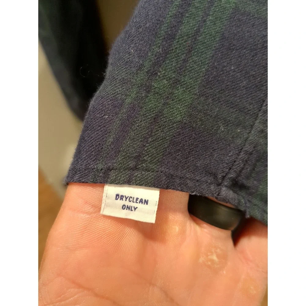 Polo Ralph Lauren Marlowe Wool Blend Plaid‎ Long Sleeve Flannel Size XL